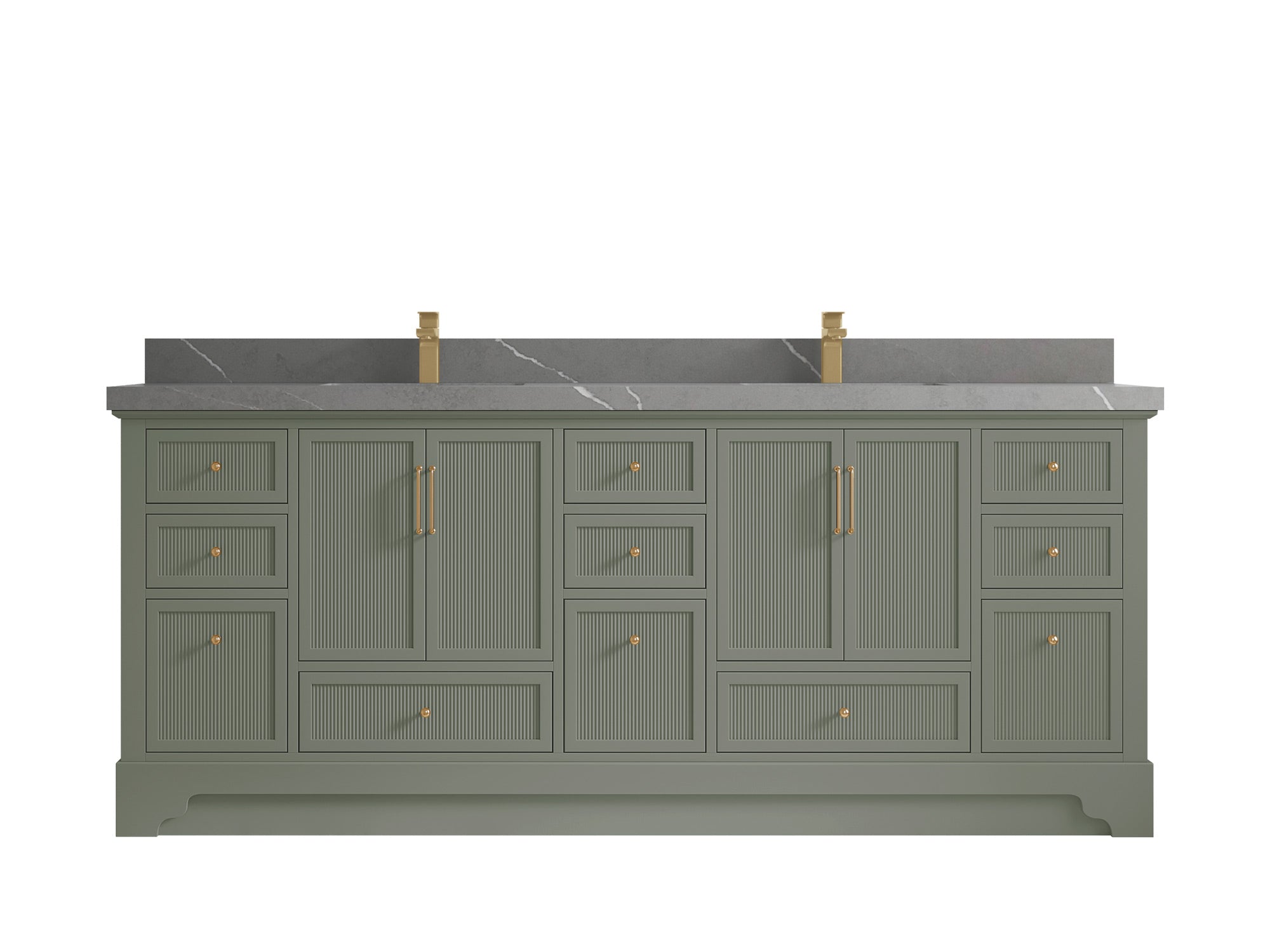 Alys 84 in. W x 22 in. D Double Sink Bathroom Vanity