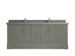 Alys 84 in. W x 22 in. D Double Sink Bathroom Vanity - photo 32