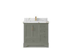 Alys 36 in. W x 22 in. D Center Sink Bathroom Vanity - photo 34