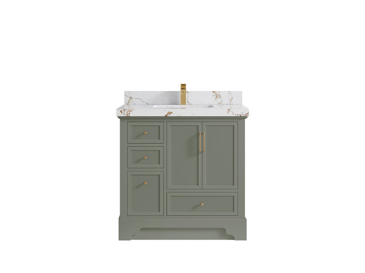 Alys 36 in. W x 22 in. D Center Sink Bathroom Vanity - photo 34