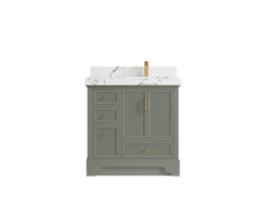 Alys 36 in. W x 22 in. D Right Offset Sink Bathroom Vanity - photo 34