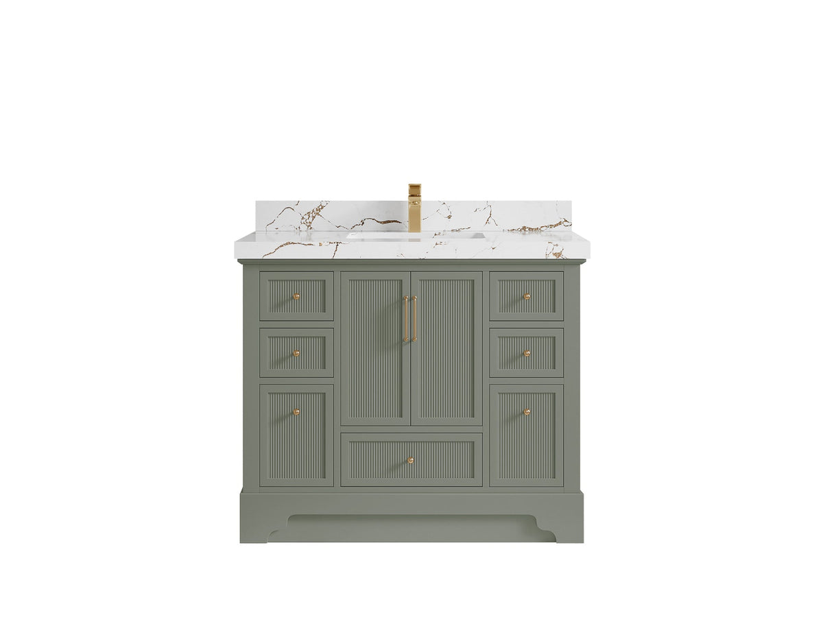 Alys 42 in. W x 22 in. D Single Sink Bathroom Vanity