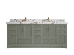 Alys 84 in. W x 22 in. D Double Sink Bathroom Vanity - photo 34