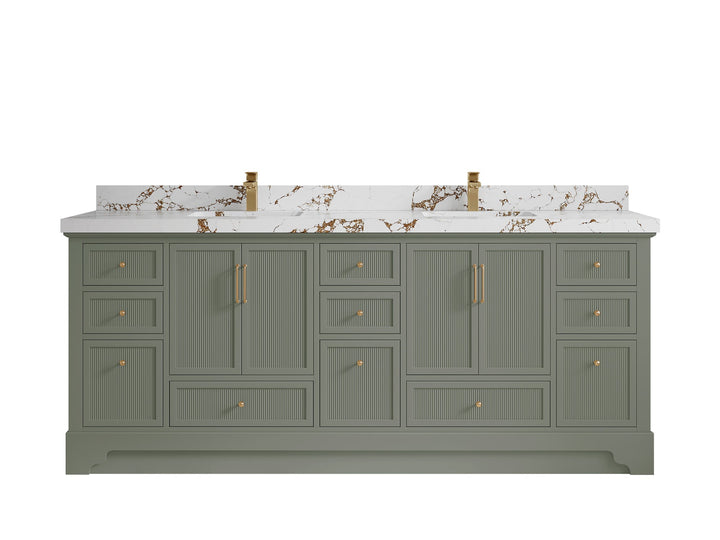 Alys 84 in. W x 22 in. D Double Sink Bathroom Vanity - photo 34