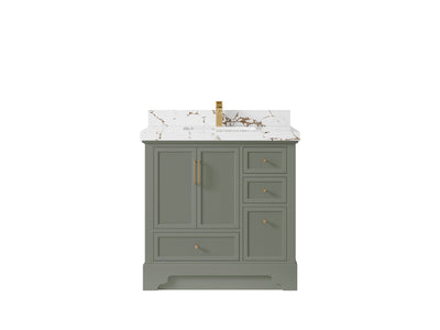 Alys 36 in. W x 22 in. D Center Sink Bathroom Vanity