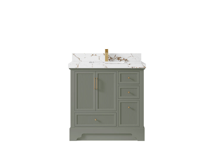 Alys 36 in. W x 22 in. D Center Sink Bathroom Vanity - photo 32
