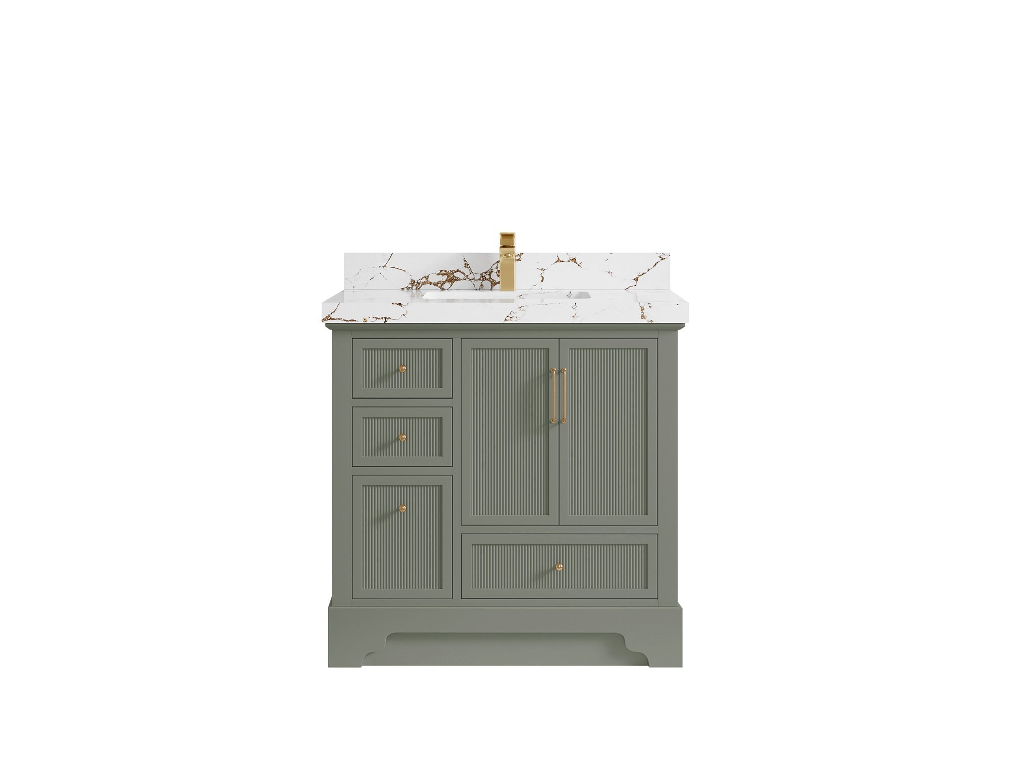 Alys 36 in. W x 22 in. D Center Sink Bathroom Vanity