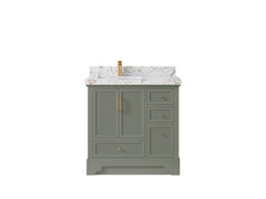 Alys 36 in. W x 22 in. D Left Offset Sink Bathroom Vanity - photo 36