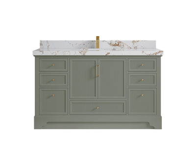 Alys 60 in. W x 22 in. D Single Sink Bathroom Vanity