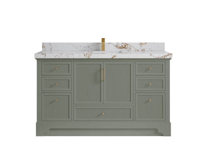 Alys 60 in. W x 22 in. D Single Sink Bathroom Vanity - photo 36