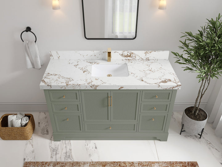 Alys 60 in. W x 22 in. D Single Sink Bathroom Vanity - photo 35