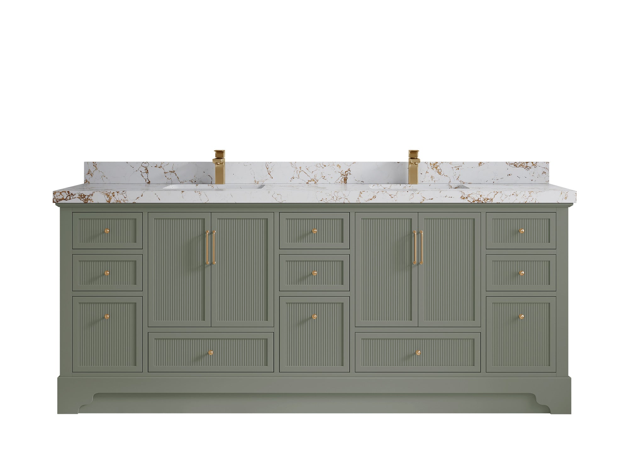 Alys 84 in. W x 22 in. D Double Sink Bathroom Vanity