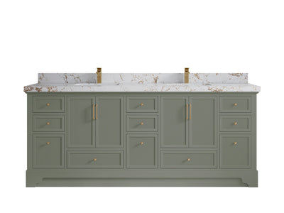 Alys 84 in. W x 22 in. D Double Sink Bathroom Vanity