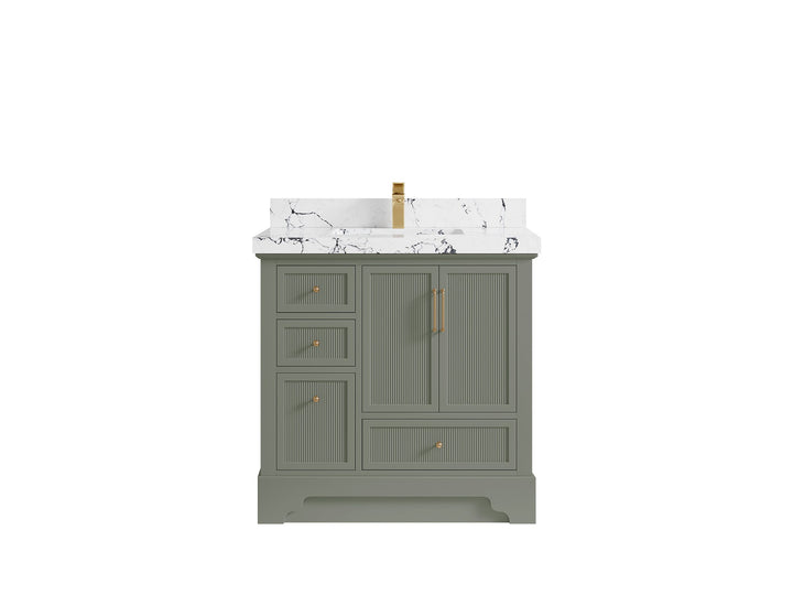 Alys 36 in. W x 22 in. D Center Sink Bathroom Vanity - photo 38