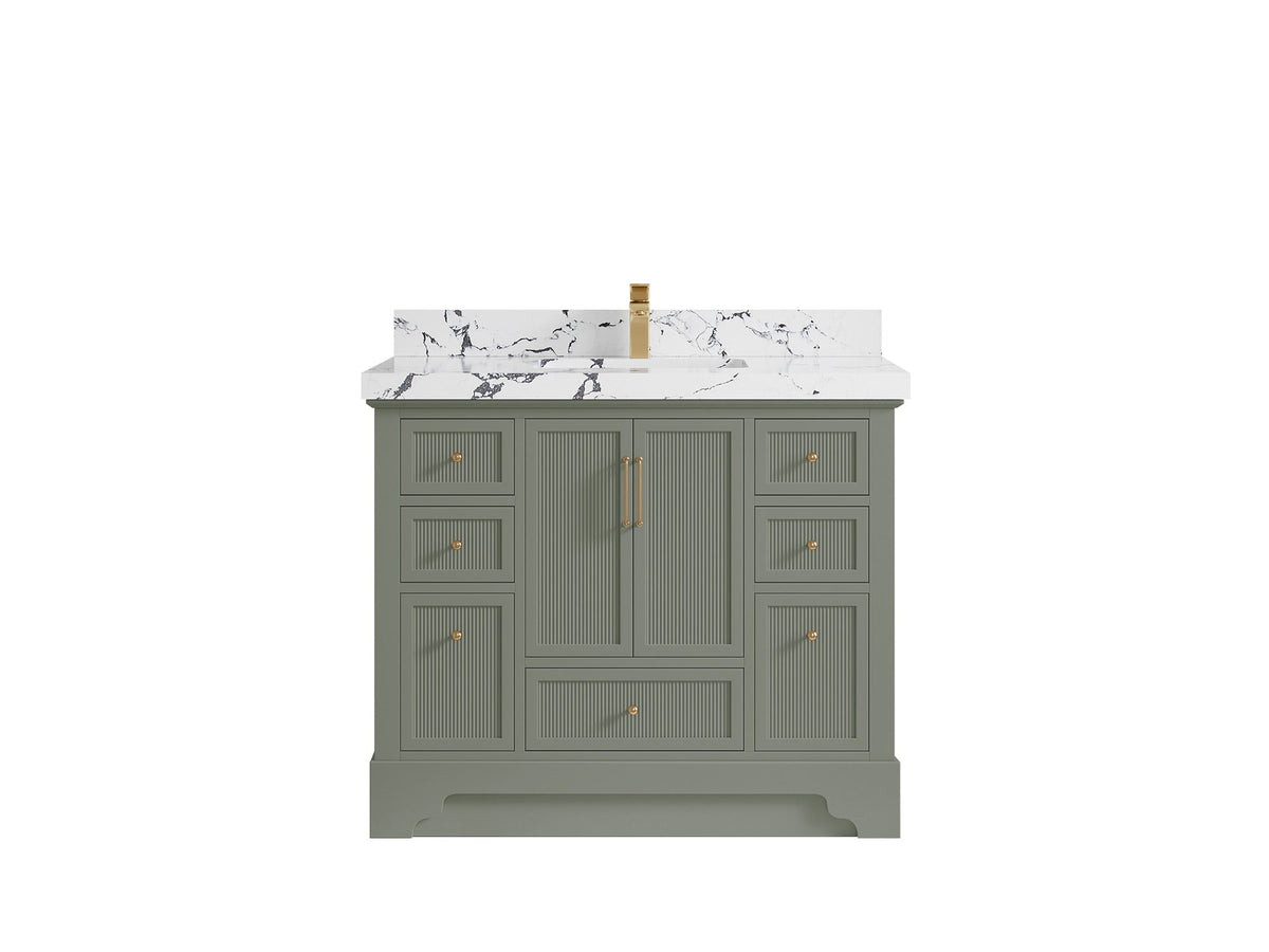 Alys 42 in. W x 22 in. D Single Sink Bathroom Vanity
