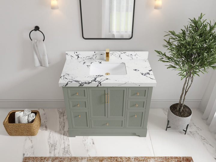Alys 42 in. W x 22 in. D Single Sink Bathroom Vanity - photo 37