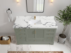 Alys 60 in. W x 22 in. D Single Sink Bathroom Vanity - photo 37
