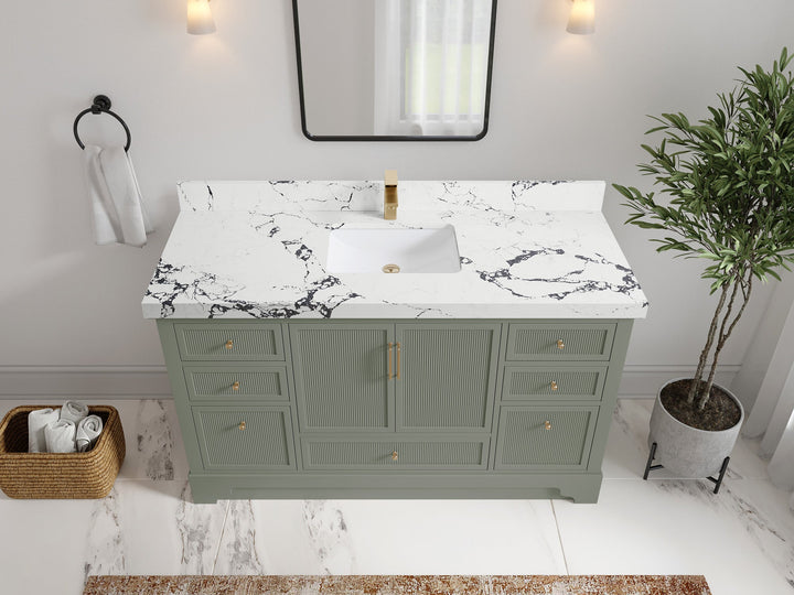 Alys 60 in. W x 22 in. D Single Sink Bathroom Vanity - photo 37