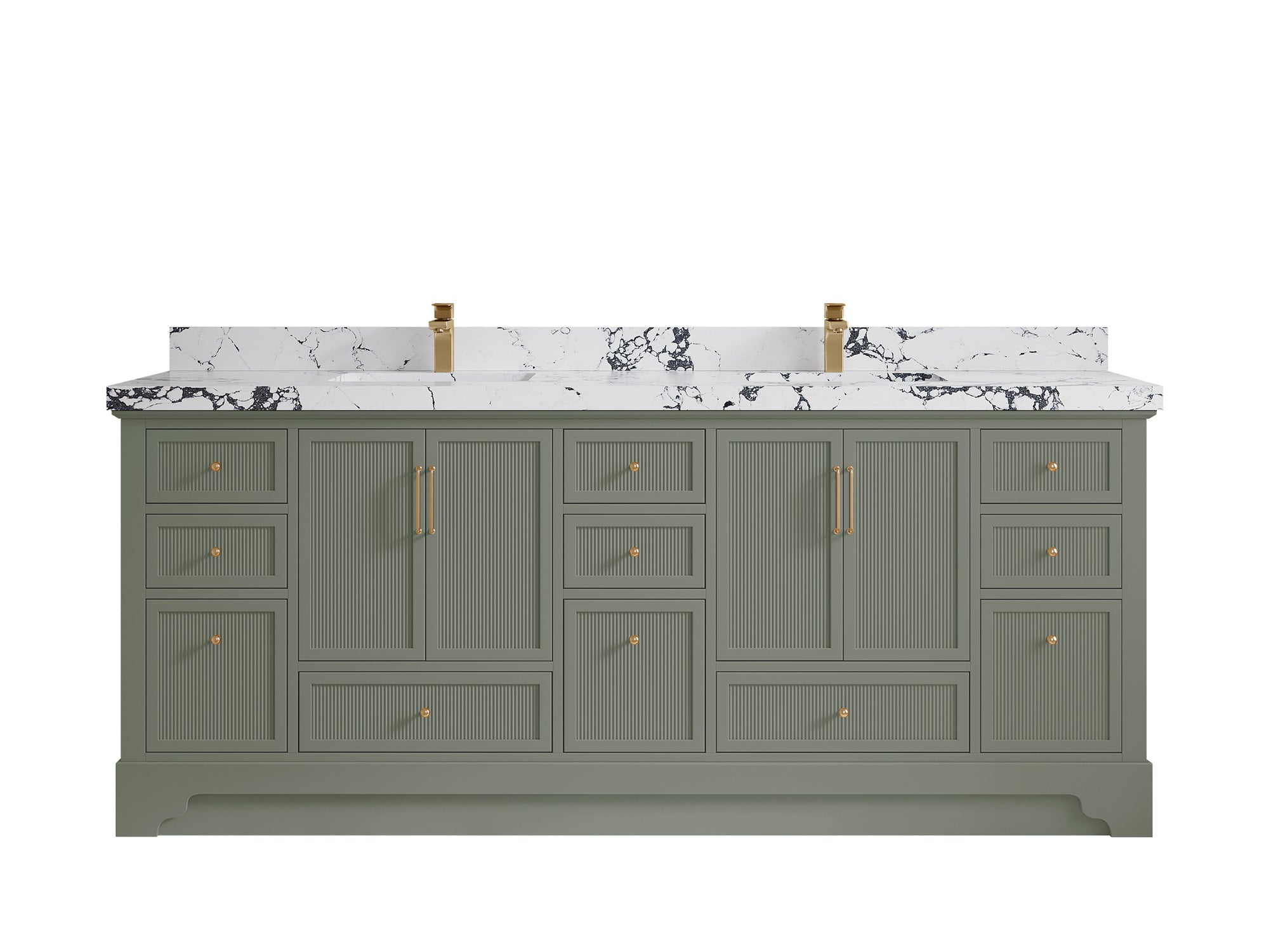 Alys 84 in. W x 22 in. D Double Sink Bathroom Vanity