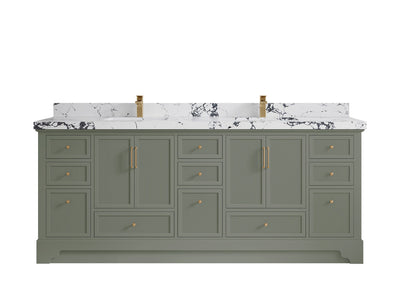 Alys 84 in. W x 22 in. D Double Sink Bathroom Vanity