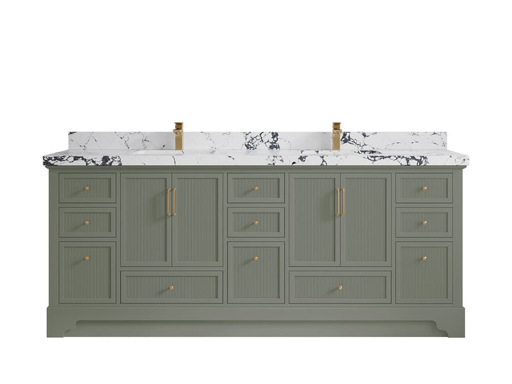 Alys 84 in. W x 22 in. D Double Sink Bathroom Vanity - photo 38