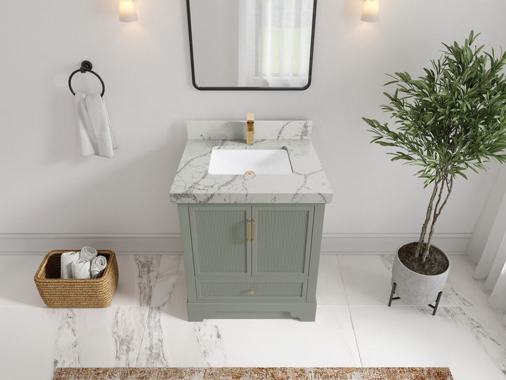 Alys 30 in. W x 22 in. D Single Sink Bathroom Vanity - photo 45