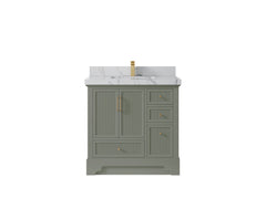 Alys 36 in. W x 22 in. D Center Sink Bathroom Vanity - photo 38