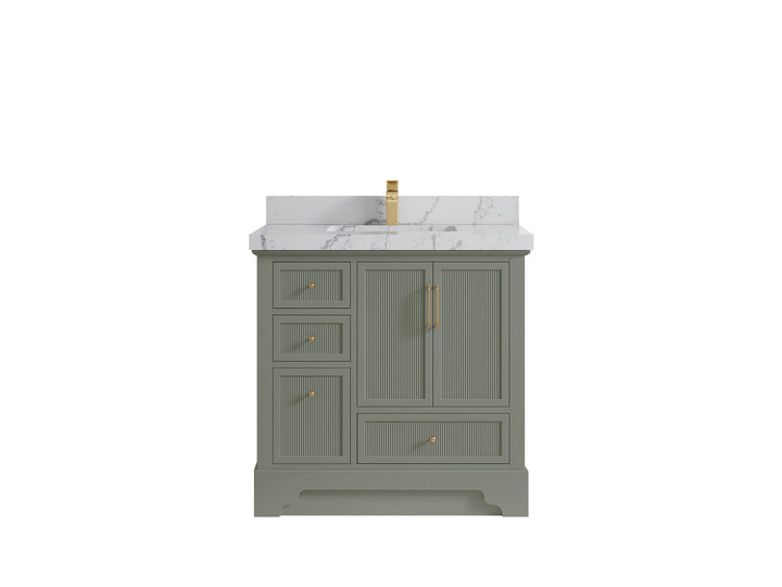 Alys 36 in. W x 22 in. D Center Sink Bathroom Vanity - photo 40