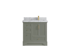 Alys 36 in. W x 22 in. D Right Offset Sink Bathroom Vanity - photo 40