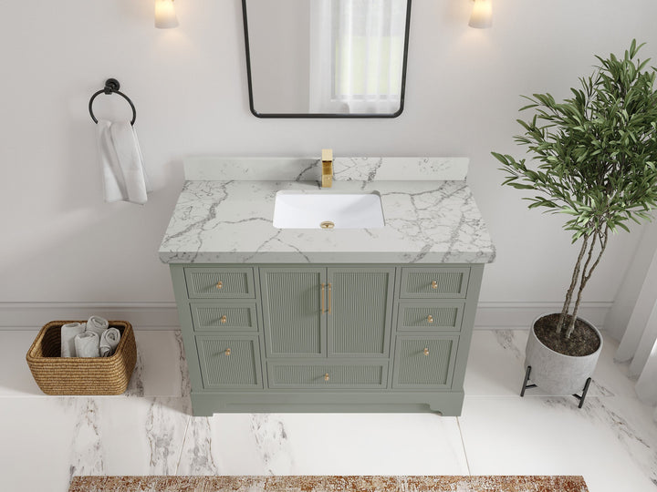Alys 48 in. W x 22 in. D Single Sink Bathroom Vanity - photo 39