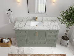 Alys 60 in. W x 22 in. D Single Sink Bathroom Vanity - photo 39
