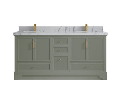 Alys 72 in. W x 22 in. D Double Sink Bathroom Vanity