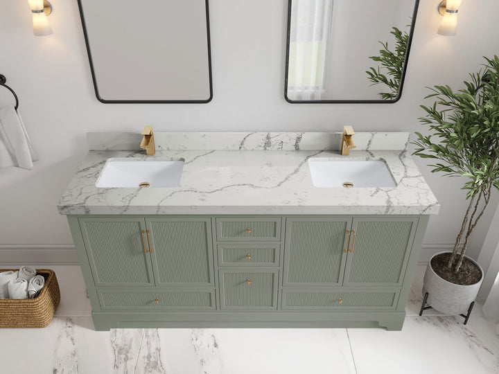 Alys 72 in. W x 22 in. D Double Sink Bathroom Vanity - photo 39