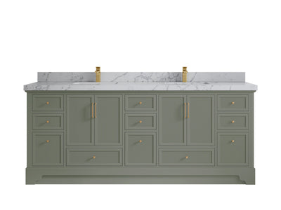 Alys 84 in. W x 22 in. D Double Sink Bathroom Vanity