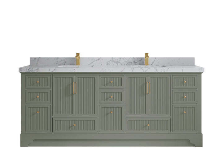 Alys 84 in. W x 22 in. D Double Sink Bathroom Vanity - photo 40