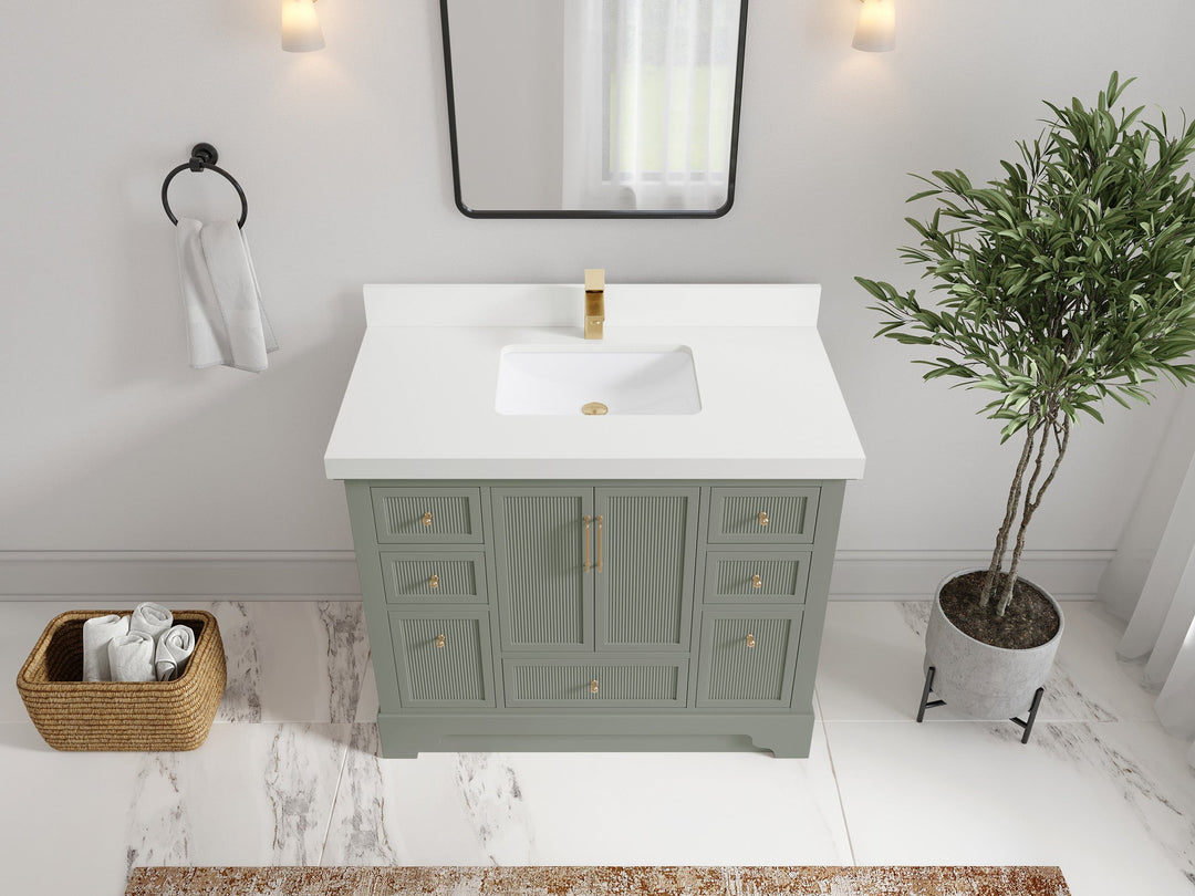 Alys 42 in. W x 22 in. D Single Sink Bathroom Vanity