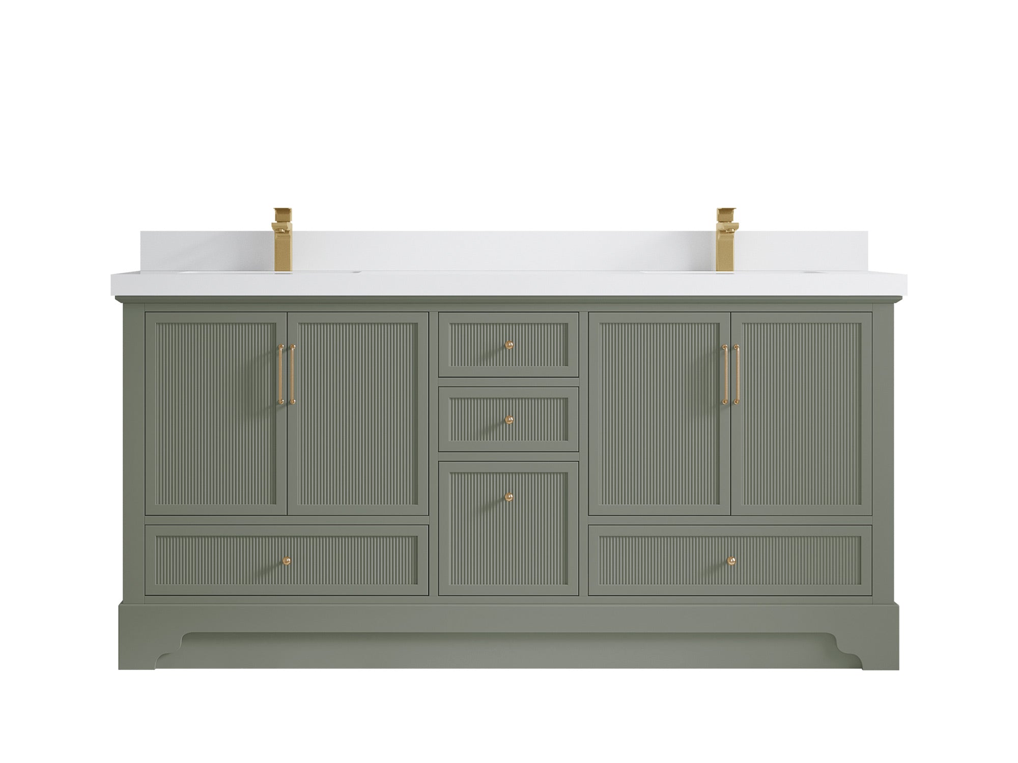 Alys 72 in. W x 22 in. D Double Sink Bathroom Vanity