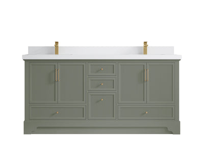 Alys 72 in. W x 22 in. D Double Sink Bathroom Vanity