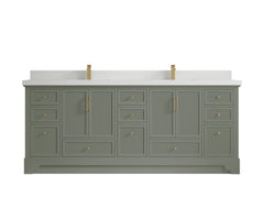 Alys 84 in. W x 22 in. D Double Sink Bathroom Vanity - photo 42