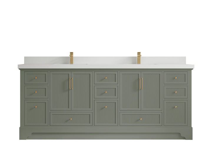 Alys 84 in. W x 22 in. D Double Sink Bathroom Vanity - photo 42