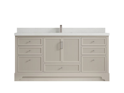 Alys 72 in. W x 22 in. D Single Sink Bathroom Vanity