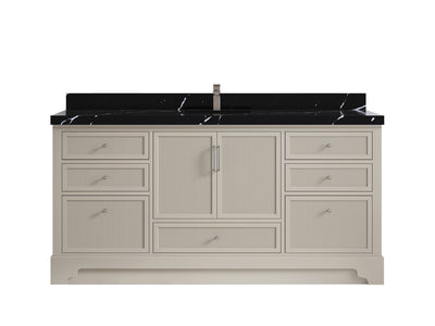 Alys 72 in. W x 22 in. D Single Sink Bathroom Vanity
