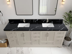 Alys 84 in. W x 22 in. D Double Sink Bathroom Vanity - photo 7
