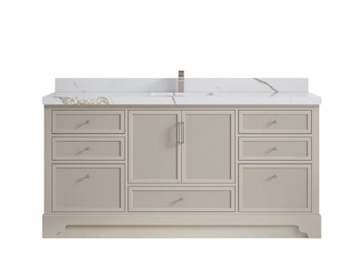 Alys 72 in. W x 22 in. D Single Sink Bathroom Vanity