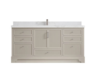 Alys 72 in. W x 22 in. D Single Sink Bathroom Vanity