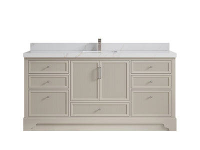 Alys 72 in. W x 22 in. D Single Sink Bathroom Vanity