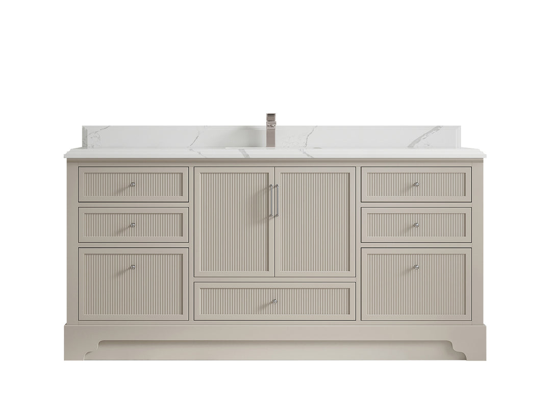 Alys 72 in. W x 22 in. D Single Sink Bathroom Vanity