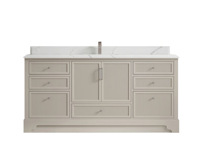 Alys 72 in. W x 22 in. D Single Sink Bathroom Vanity