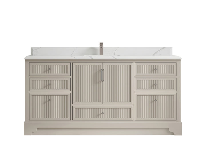 Alys 72 in. W x 22 in. D Single Sink Bathroom Vanity - photo 34