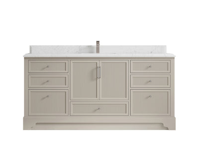 Alys 72 in. W x 22 in. D Single Sink Bathroom Vanity